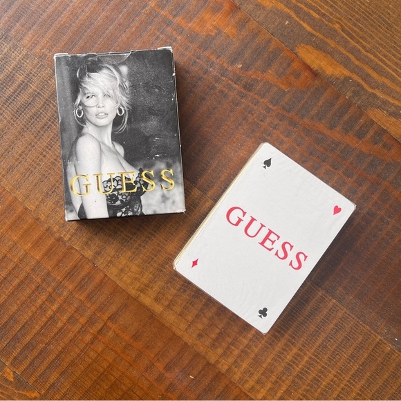 Card game Guess Marciano Schiffer Casta Lefebure Bruni Smith Mulder Shana - Picture 4 of 6